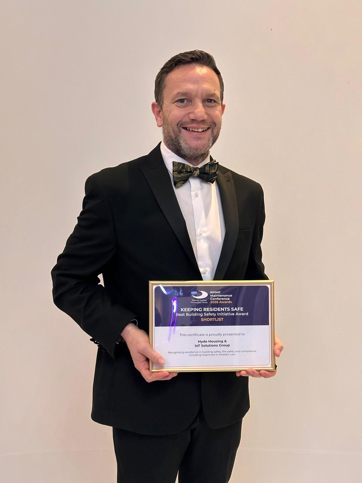 Nick Davies at NHMF awards